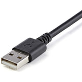 StarTech.com 3m (10ft) Long Black Apple�&reg; 8-pin Lightning Connector to USB Cable for iPhone / iPod / iPad — USBLT3MB