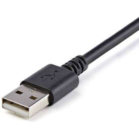 StarTech.com 3m (10ft) Long Black Apple�&reg; 8-pin Lightning Connector to USB Cable for iPhone / iPod / iPad — USBLT3MB
