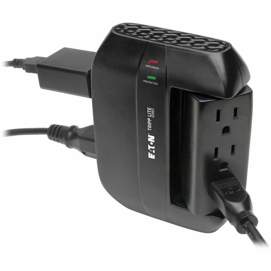 Eaton Tripp Lite Series Protect It! Surge Protector with 3 Rotatable Outlets, 3 Stationary, side facing Outlets, Direct-Plug In, 1200 Joules — SWIVEL6