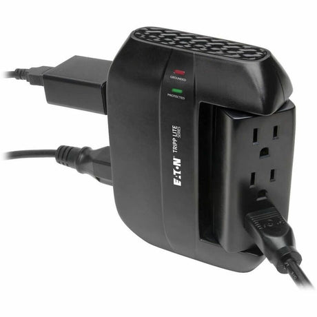 Eaton Tripp Lite Series Protect It! Surge Protector with 3 Rotatable Outlets, 3 Stationary, side facing Outlets, Direct-Plug In, 1200 Joules — SWIVEL6