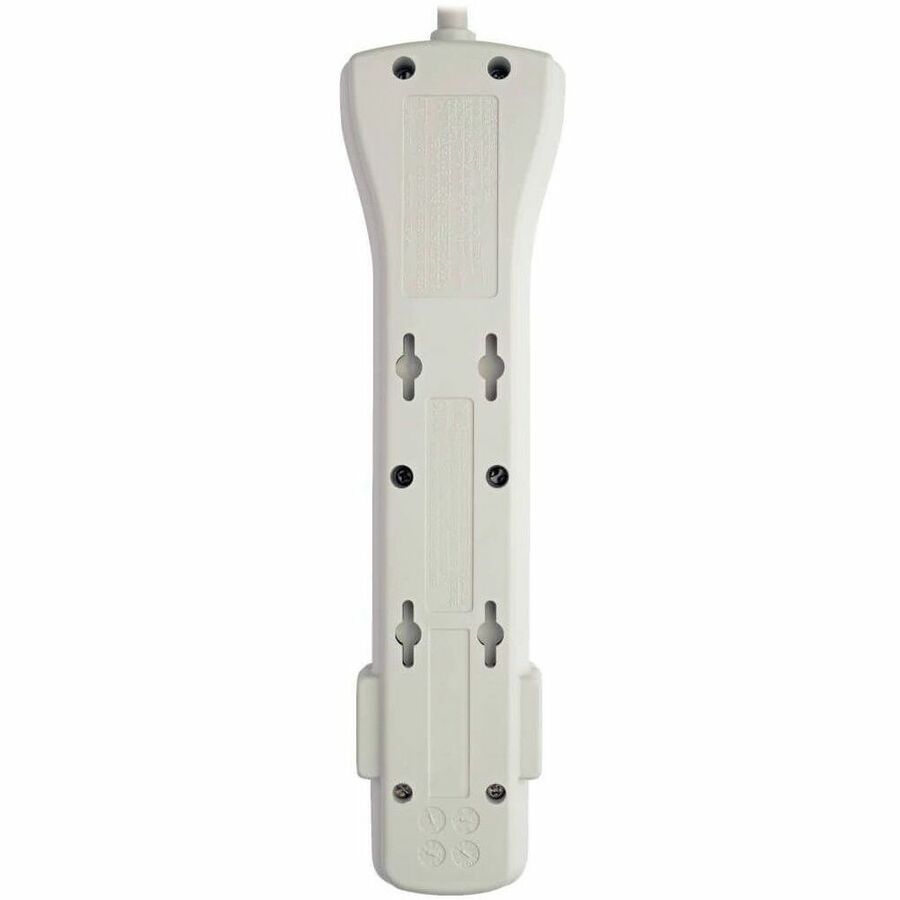 Eaton Tripp Lite Series Protect It! 7-Outlet Surge Protector, 7 ft. Cord with Right-Angle Plug, 2160 Joules, Diagnostic LEDs, Light Gray Housing — SUPER7