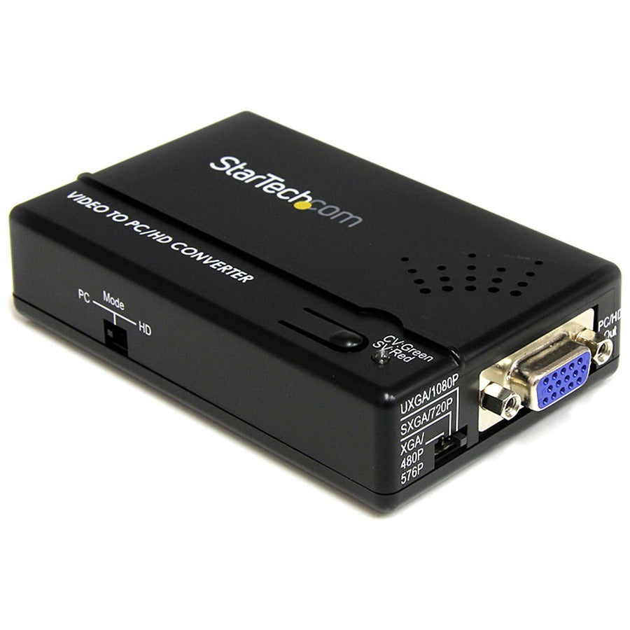 StarTech.com Composite and S-Video to VGA Video Scan Converter — VID2VGATV2