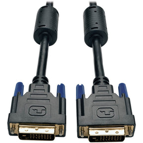 Eaton Tripp Lite Series DVI Dual Link Cable, Digital TMDS Monitor Cable (DVI-D M/M), 10 ft. (3.05 m) — P560-010