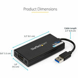 StarTech.com USB 3.0 to HDMI Adapter, 4K 30Hz UHD, USB to HDMI Display Adapter, External Video/Graphics Card for Mac & Windows — USB32HD4K