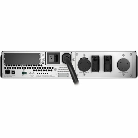 APC Smart-UPS, Line Interactive, 3kVA, Rackmount 2U, 208V, 2x NEMA L6-20R outlets, SmartSlot, AVR, LCD — SMT3000RMT2U