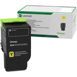 Lexmark Unison Original Ultra High Yield Laser Toner Cartridge - Yellow - 1 Each — 78C1UY0