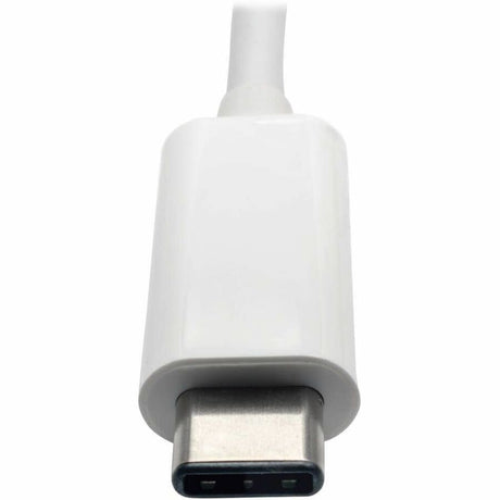 Eaton Tripp Lite Series USB-C to VGA Adapter with USB 3.x (5Gbps) Hub Ports and 60W PD Charging, White — U444-06N-VU-C