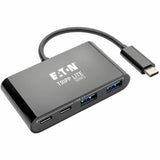 Eaton Tripp Lite Series 4-Port USB-C Hub, USB 3.x (5Gbps), 2x USB-A, 2x USB-C, Black — U460-004-2A2CB