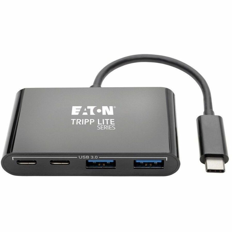 Eaton Tripp Lite Series 4-Port USB-C Hub, USB 3.x (5Gbps), 2x USB-A, 2x USB-C, Black — U460-004-2A2CB