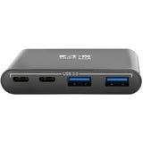 Eaton Tripp Lite Series 4-Port USB-C Hub, USB 3.x (5Gbps), 2x USB-A, 2x USB-C, Black — U460-004-2A2CB