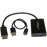 StarTech.com DisplayPort to VGA Adapter with Audio - DP to VGA Converter - 1920x1200 — DP2VGAA