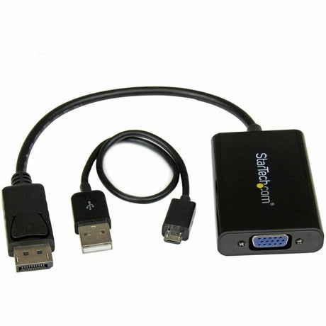 StarTech.com DisplayPort to VGA Adapter with Audio - DP to VGA Converter - 1920x1200 — DP2VGAA