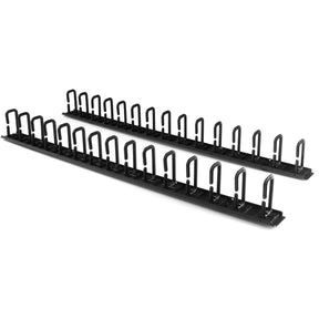 StarTech.com Vertical Cable Organizer with D-Ring Hooks - Vertical Cable Management Panel - 40U - 6 ft. — CMVER40UD