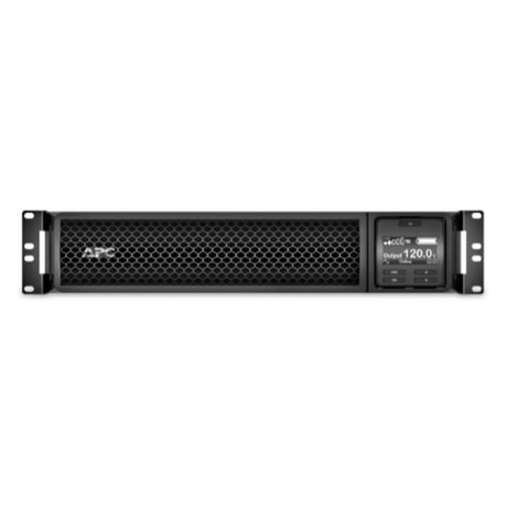 APC Smart-UPS On-Line, 3kVA, Rackmount 2U, 120V, 8x 5-20R+1x L5-30R NEMA outlets, SmartSlot, Extended runtime, W/ rail kit — SRT3000RMXLA