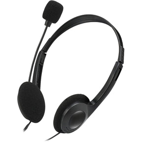Adesso Xtream H4 - 3.5mm Stereo Headset with Microphone - Noise Cancelling - Wired- 6 ft cable- Lightweight — Xtream H4