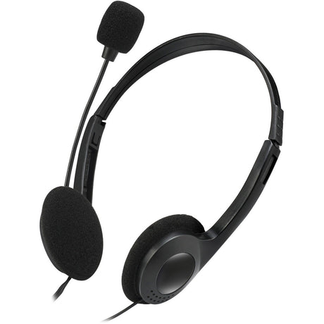 Adesso Xtream H4 - 3.5mm Stereo Headset with Microphone - Noise Cancelling - Wired- 6 ft cable- Lightweight — Xtream H4