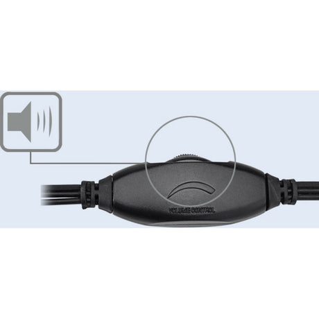 Adesso Xtream H4 - 3.5mm Stereo Headset with Microphone - Noise Cancelling - Wired- 6 ft cable- Lightweight — Xtream H4