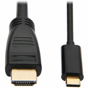 Eaton Tripp Lite Series USB-C to HDMI Active Adapter Cable (M/M), 4K 60 Hz, 4:4:4, HDCP 2.2, Mid-Cable Adapter, Black, 10 ft. (3.1 m) — U444-010-H4K6BM
