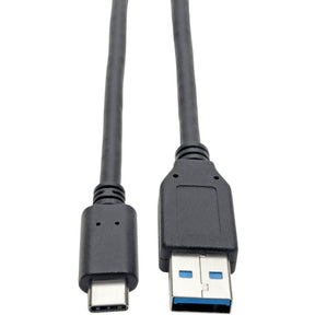 Eaton Tripp Lite Series USB-C to USB-A Cable (M/M), USB 3.2 Gen 1 (5 Gbps), Thunderbolt 3 Compatible, 6 ft. (1.83 m) — U428-006