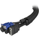 StarTech.com 6.5' (2m) Cable Management Sleeve/Wrap - Flexible Cable Manager - Expandable Coiled Cord Protector/Organizer - Trimmable — WKSTNCM