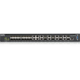 ZYXEL XS3800-28 24-port 10G Multi-Gigabit L3 Managed Aggregation Switch with 16 SFP+ 10G Ports, 8 10G Combo (SFP+/RJ-45) Ports and 4 10G Ethernet Ports — XS3800-28