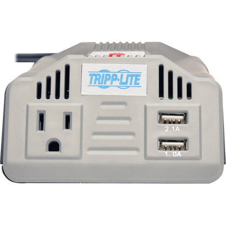 Eaton Tripp Lite Series 200W PowerVerter Ultra-Compact Car Inverter with Outlet and 2 USB Charging Ports — PV200USB