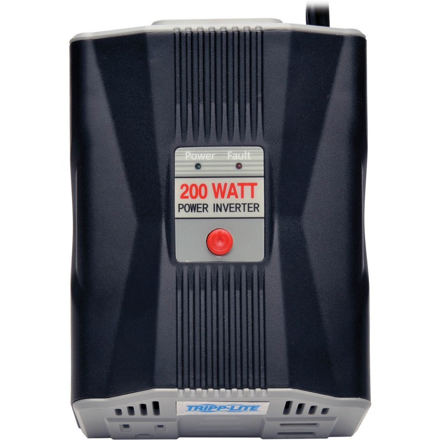 Eaton Tripp Lite Series 200W PowerVerter Ultra-Compact Car Inverter with Outlet and 2 USB Charging Ports — PV200USB