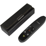 StarTech.com Wireless Presentation Remote with Red Laser Pointer - 90 ft. - PowerPoint Presentation Clicker for Mac & Windows (PRESREMOTE) — PRESREMOTE