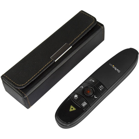 StarTech.com Wireless Presentation Remote with Red Laser Pointer - 90 ft. - PowerPoint Presentation Clicker for Mac & Windows (PRESREMOTE) — PRESREMOTE