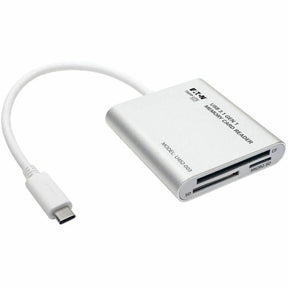 Eaton Tripp Lite Series USB 3.1 Gen 1 USB-C Multi-Drive Smart-Card Flash-Memory Media Reader/Writer, Thunderbolt&trade; 3 Compatible — U452-003