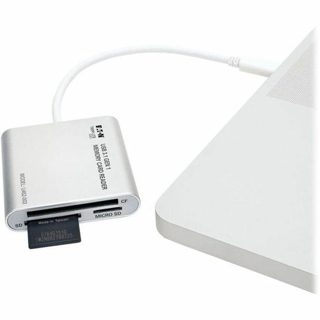 Eaton Tripp Lite Series USB 3.1 Gen 1 USB-C Multi-Drive Smart-Card Flash-Memory Media Reader/Writer, Thunderbolt&trade; 3 Compatible — U452-003