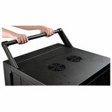 Eaton Tripp Lite Series Mobile Cart Conversion Kit with Handle, Casters and Power Cord Manager for Tablet/Chromebook Charging Stations — CSHANDLEKIT
