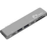 SIIG Thunderbolt 3 USB-C Hub HDMI with Card Reader & PD Adapter - Space Gray — JU-TB0512-S1