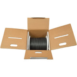 Eaton Tripp Lite Series Cat6 Gigabit Solid Core UTP PVC Bulk Ethernet Cable, Black, 1000 ft. (304.8 m), TAA — N222-01K-BK