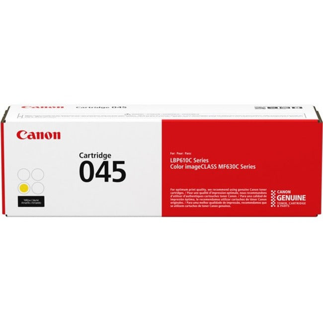 Canon 045 Standard Yield Laser Toner Cartridge - Yellow Pack — 1239C001