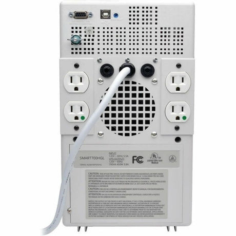 Eaton Tripp Lite Series SmartPro 120V 700VA 450W Medical-Grade Line-Interactive Tower UPS with 4 Outlets, Full Isolation, USB, Lithium Battery — SMART700HGL