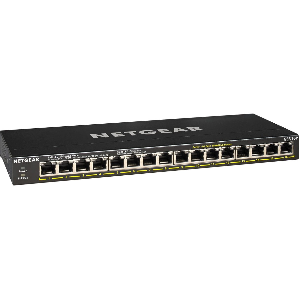 Netgear GS316P Ethernet Switch — GS316P-100NAS