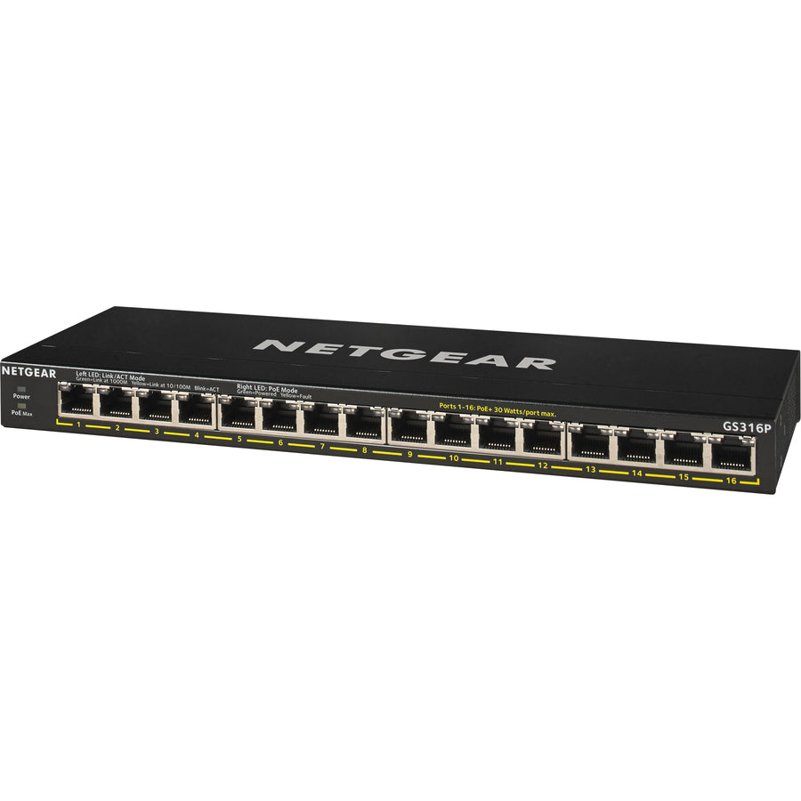 Netgear GS316P Ethernet Switch — GS316P-100NAS