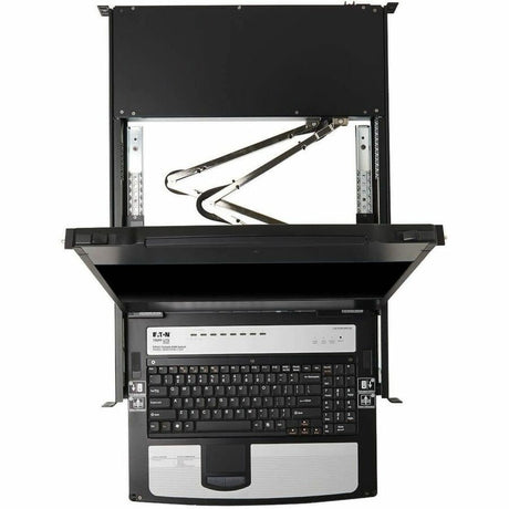 Eaton Tripp Lite Series NetDirector 8-Port DisplayPort KVM Switch Console with 17 in. LCD, IP Remote Access, Dual Rail, 1U Rack-Mount, TAA — B030-DP08-17DIP