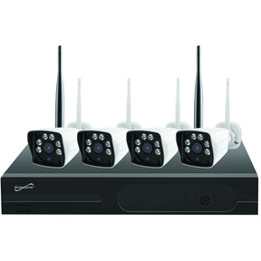 Supersonic Wireless Security Camera System with 4x FHD Indoor/Outdoor Cameras — SC-5004NVR