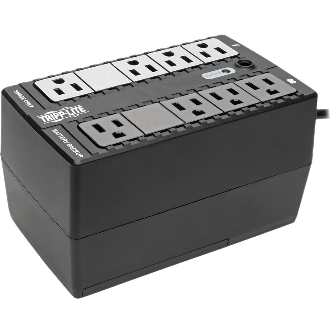 Eaton Tripp Lite Series Standby UPS 450VA 255W - 8 5-15R Outlets, 120V, 50/60 Hz, 5-15P Plug, Desktop/Wall Mount — BC450