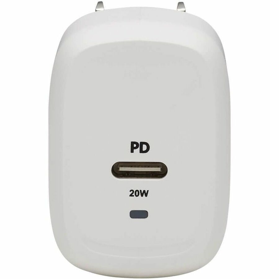 Eaton Tripp Lite Series Compact 1-Port USB-C Wall Charger - GaN Technology, 20W PD3.0 Charging, White — U280-W01-20C1-G