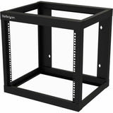 StarTech.com 2-Post 9U Heavy-Duty Wall-Mount Network Rack, 19" Open Frame Server Rack for Computer Equipment, Wall Mount Data Rack~ — RK919WALLO