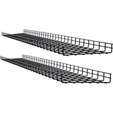 Eaton Tripp Lite Series Wire Mesh Cable Tray - 300 x 50 x 1500 mm (12 in. x 2 in. x 5 ft.), 2-Pack — SRWB12210X2STR