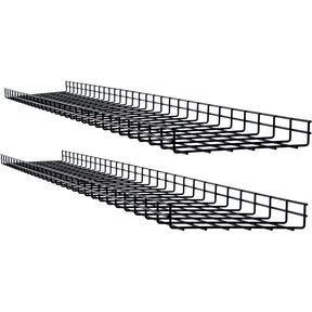 Eaton Tripp Lite Series Wire Mesh Cable Tray - 300 x 50 x 1500 mm (12 in. x 2 in. x 5 ft.), 2-Pack — SRWB12210X2STR