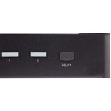 StarTech.com 2 Port HDMI KVM Switch 4K 60Hz UHD HDR, HDMI 2.0 Single Monitor, 2 Port USB 3.0 Hub, 4x USB HID, Audio, Hotkey Switching, TAA — SV231HU34K6
