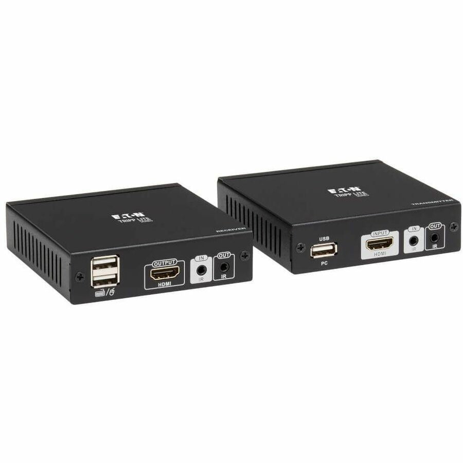Eaton Tripp Lite Series HDMI HDBaseT KVM Console Extender over Cat6 - 2 USB Ports, IR, 4K 30 Hz (130 ft.), 1080p (230 ft.) — B013-HU-4K