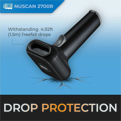 Adesso NuScan 2700R 2D Wireless Barcode Scanner with Charging Cradle — NUSCAN 2700R