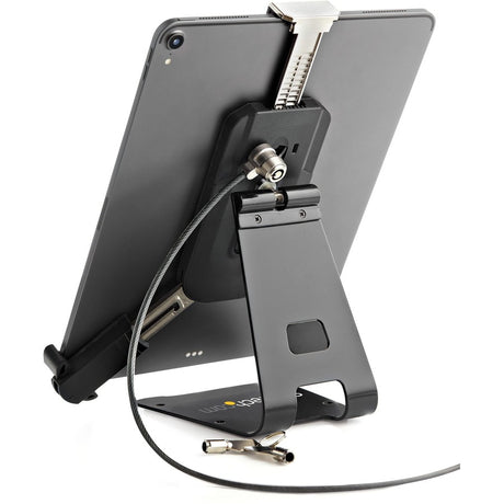 StarTech.com Secure Tablet Stand with K-Slot Cable Lock, Locking Universal Holder for 7.9"-13" Tablets, Adjustable, Security Tablet Mount — SECTBLTDT