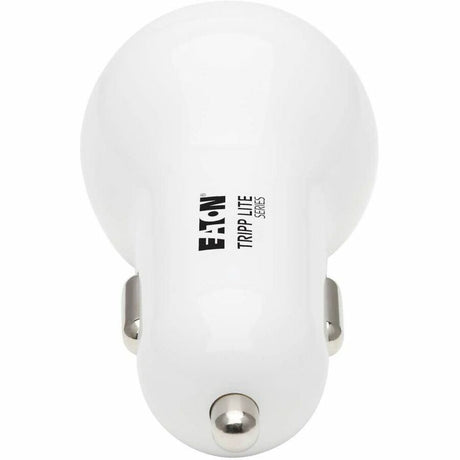 Eaton Tripp Lite Series Dual-Port USB Car Charger - 30W PD Charging, USB-C (18W) & USB-A (12W), USB-C to Lightning Cable, White — U280-C02-30W-K